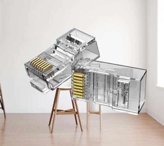 Cat6 Transparent Connector