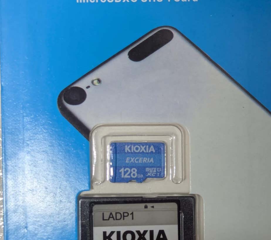 MICRO SD KIOXIA 128GB EXCERIA microSD memory card