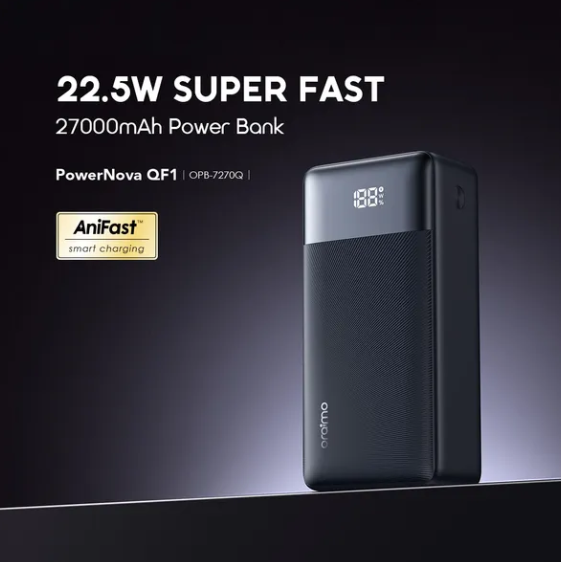 Oraimo PowerNova QF1 27000mAh 22.5W Fast Charging Power Bank