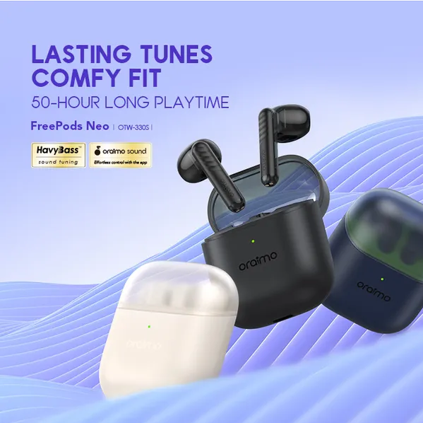 oraimo FreePods Neo x Tahsan True Wireless Earbuds