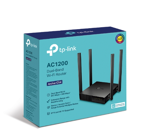 TP-Link Archer C54 AC1200 Dual Band Wi-Fi Router